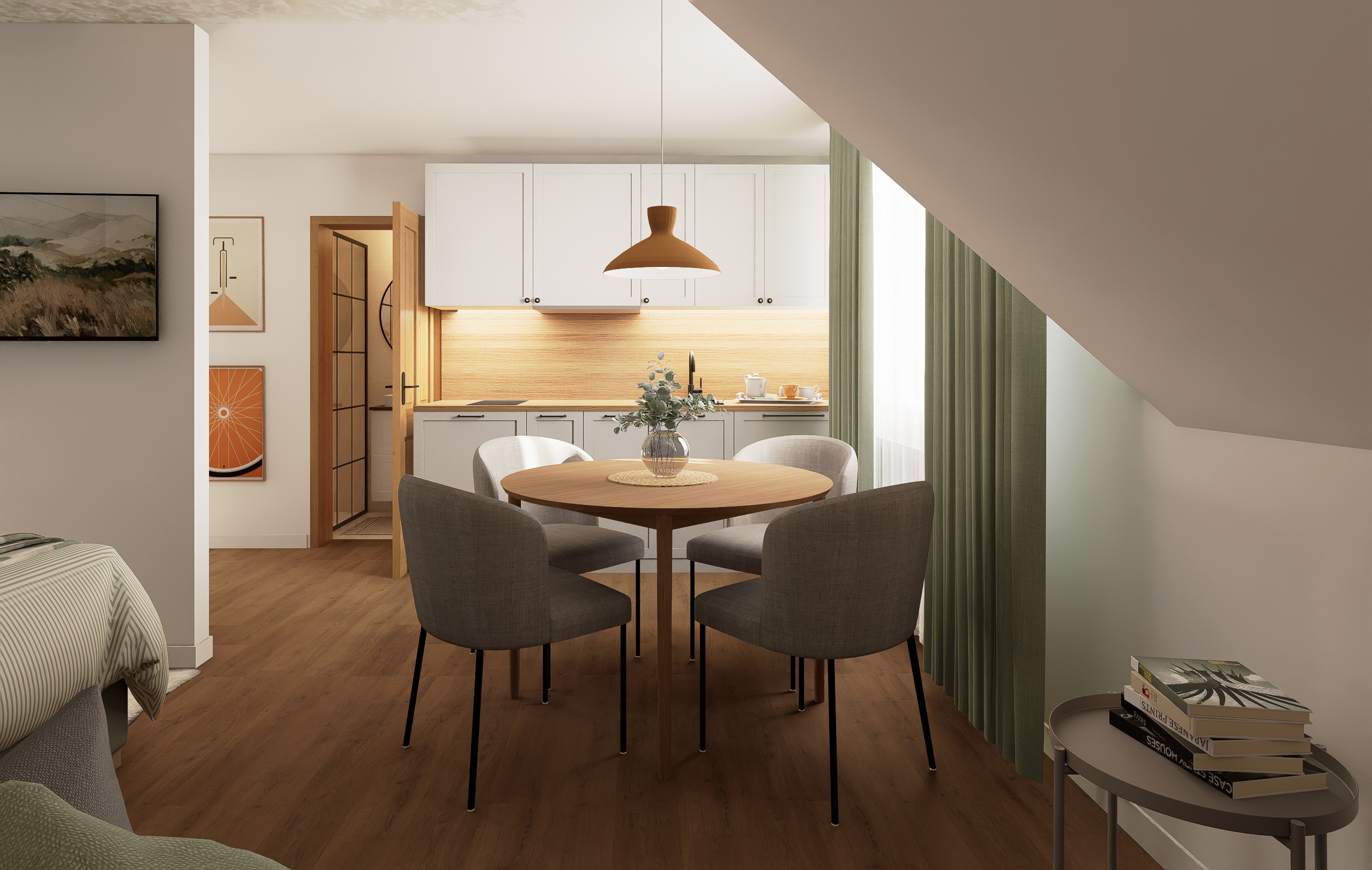 6 moderních apartmánů